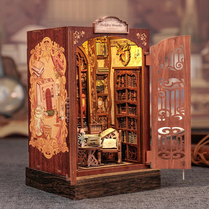 The Secret book shop … A hidden world waiting behind tiny wooden doors.