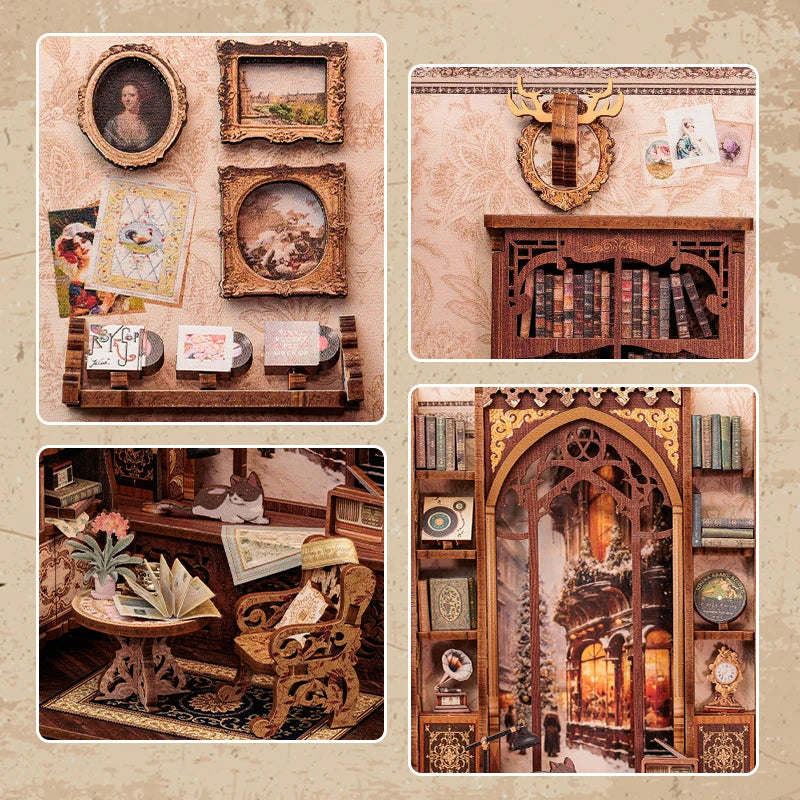 The Secret book shop … A hidden world waiting behind tiny wooden doors.