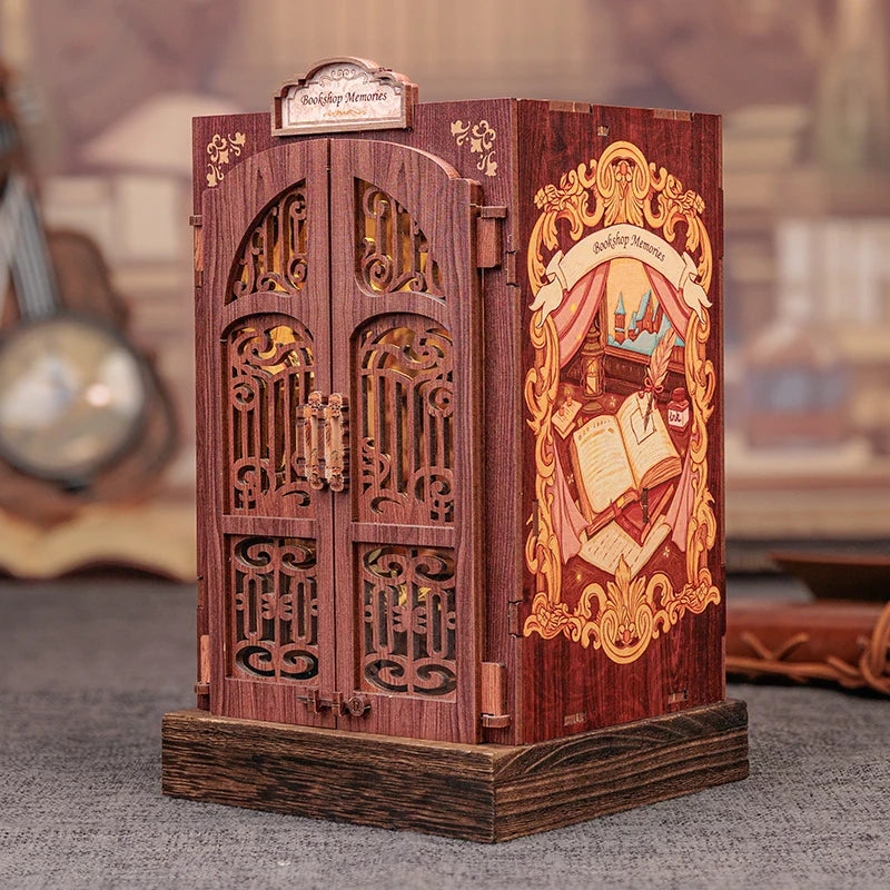 The Secret book shop … A hidden world waiting behind tiny wooden doors.