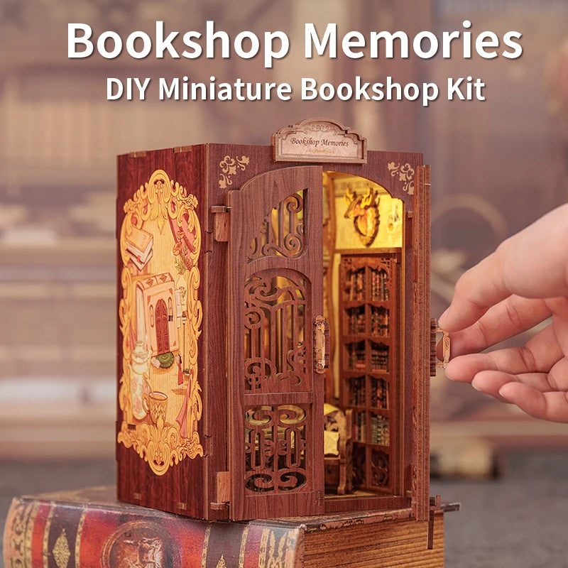 The Secret book shop … A hidden world waiting behind tiny wooden doors.